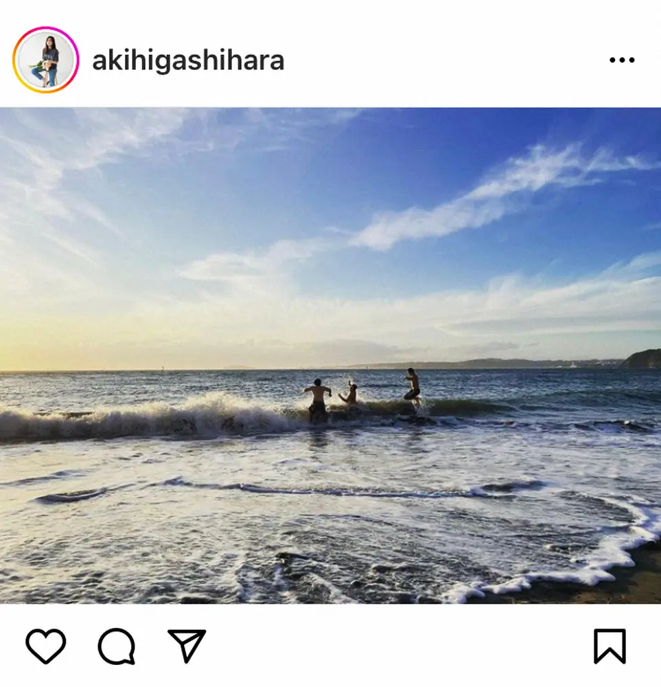 東原亜希インスタグラム Akihigashihara から スポニチ Sponichi Annex 芸能