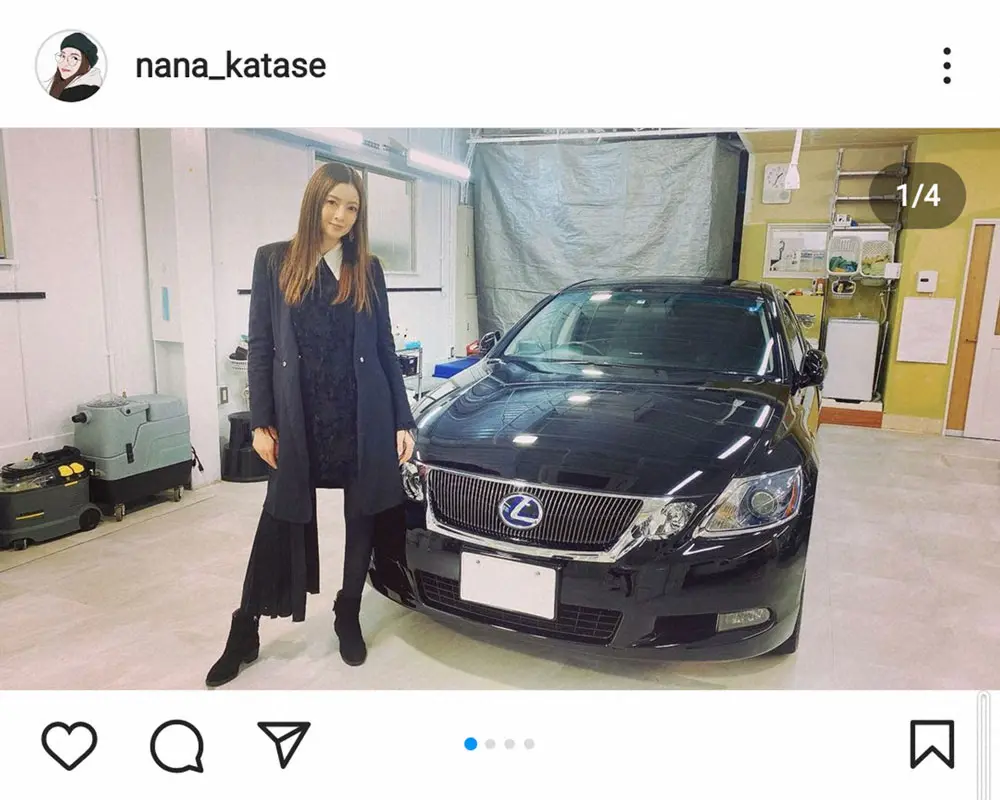 【画像・写真】片瀬那奈　10年以上乗っている愛車レクサスを綺麗に保つ“秘けつ”披露「新車の様な仕上がり」