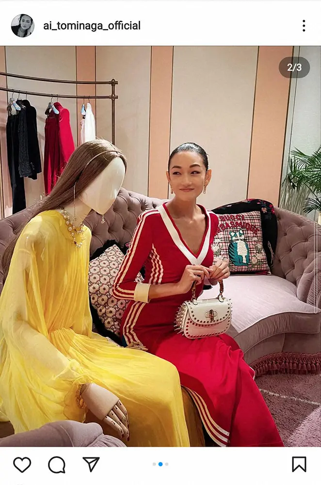 【画像・写真】冨永愛　異次元スタイルに驚きの声「マネキンさんよりスタイルいいってどういうこと」