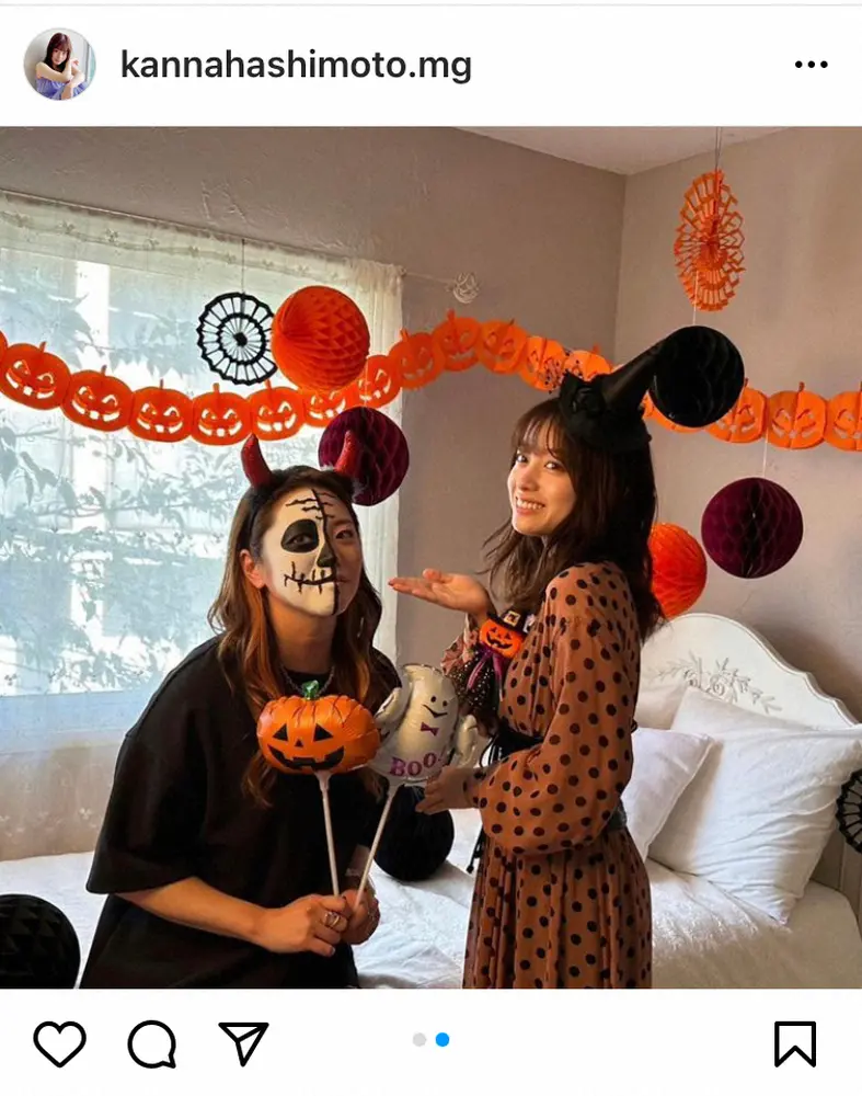 【画像・写真】橋本環奈　ハロウィーンの魔女子コスプレ姿披露にファン歓喜「ハロウィンのお手本」「かわいいの極み」