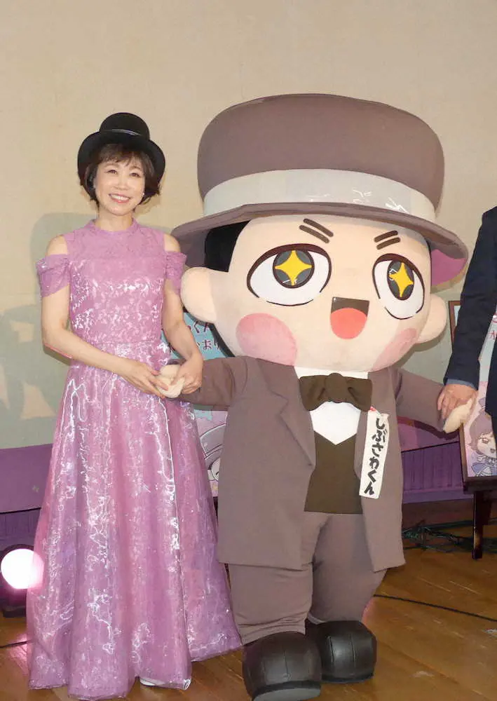 【画像・写真】水森かおり「ご当地ソングとは違った世界を歌わせていただける。誇り」北区キャラの曲「しぶさわくんの唄」