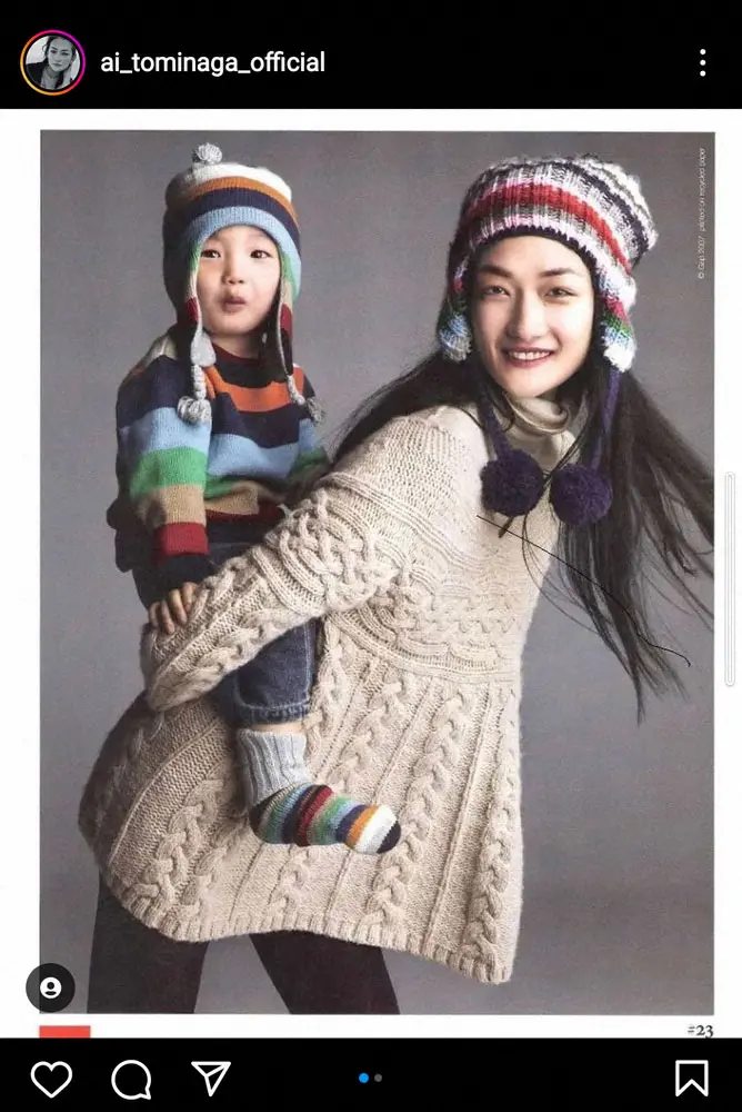 【画像・写真】冨永愛　長男・章胤との現在と15年前の共演写真にネット驚がく「愛さんだけ時が止まってます」