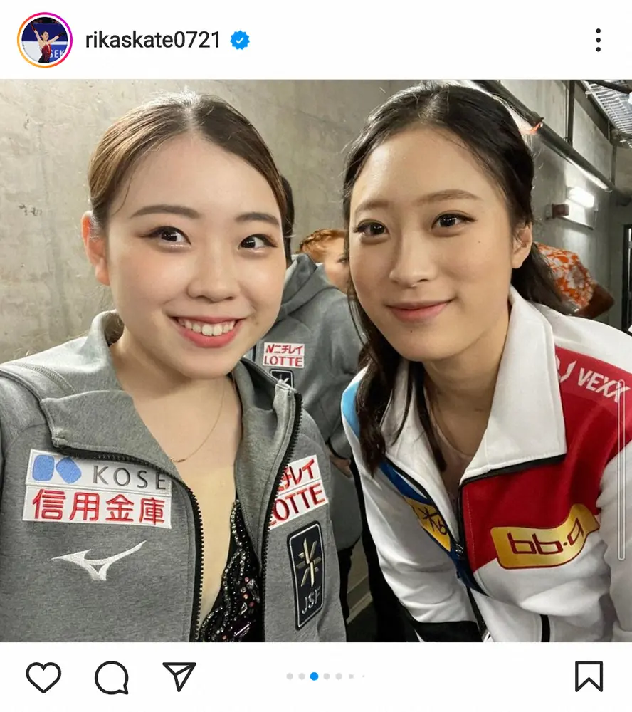 【画像・写真】紀平梨花インスタグラム（＠rikaskate0721）より