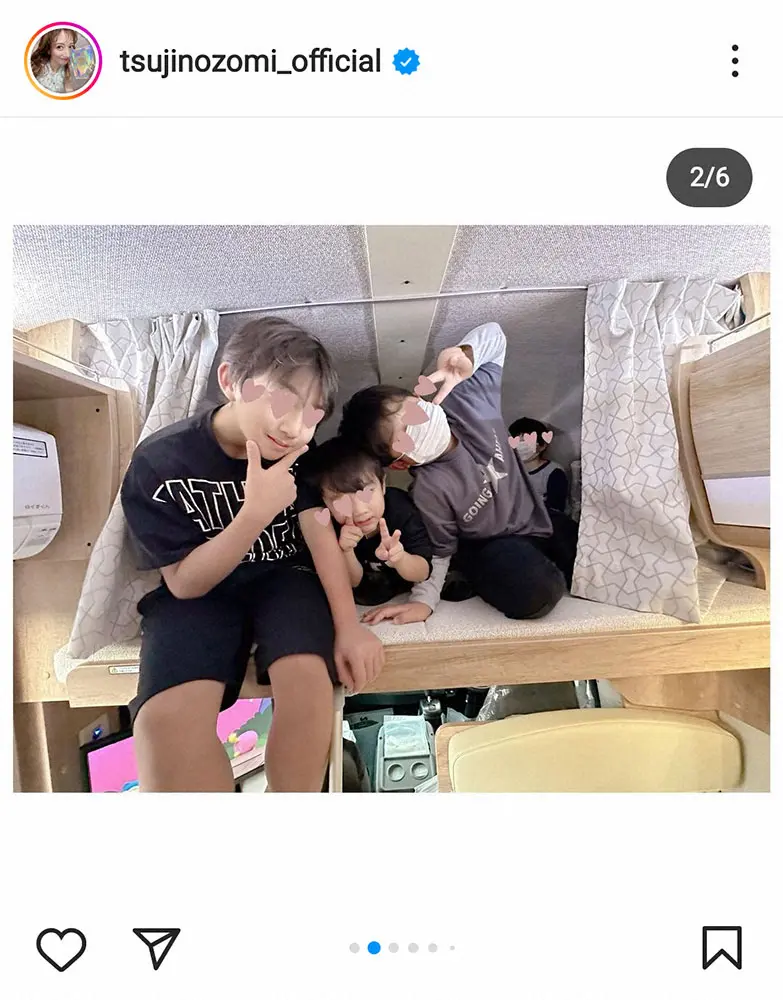 【画像・写真】辻希美　納車ホヤホヤ豪華キャンピングカー内装公開　エアコン、ベッド…「居心地よすぎてヤバかった」