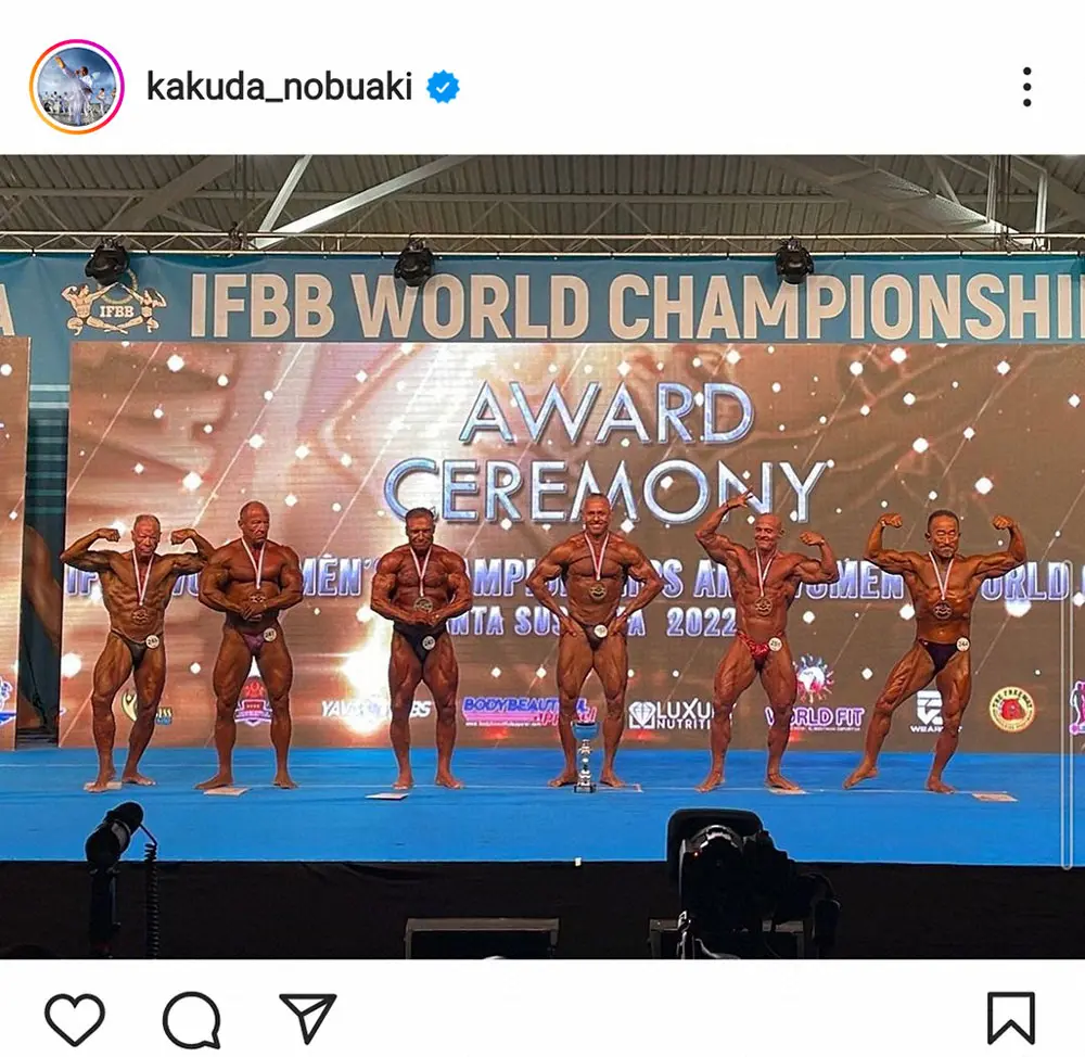 【画像・写真】角田信朗　世界ボディビル選手権マスターズ60歳以上級で5位入賞「奇跡でした」