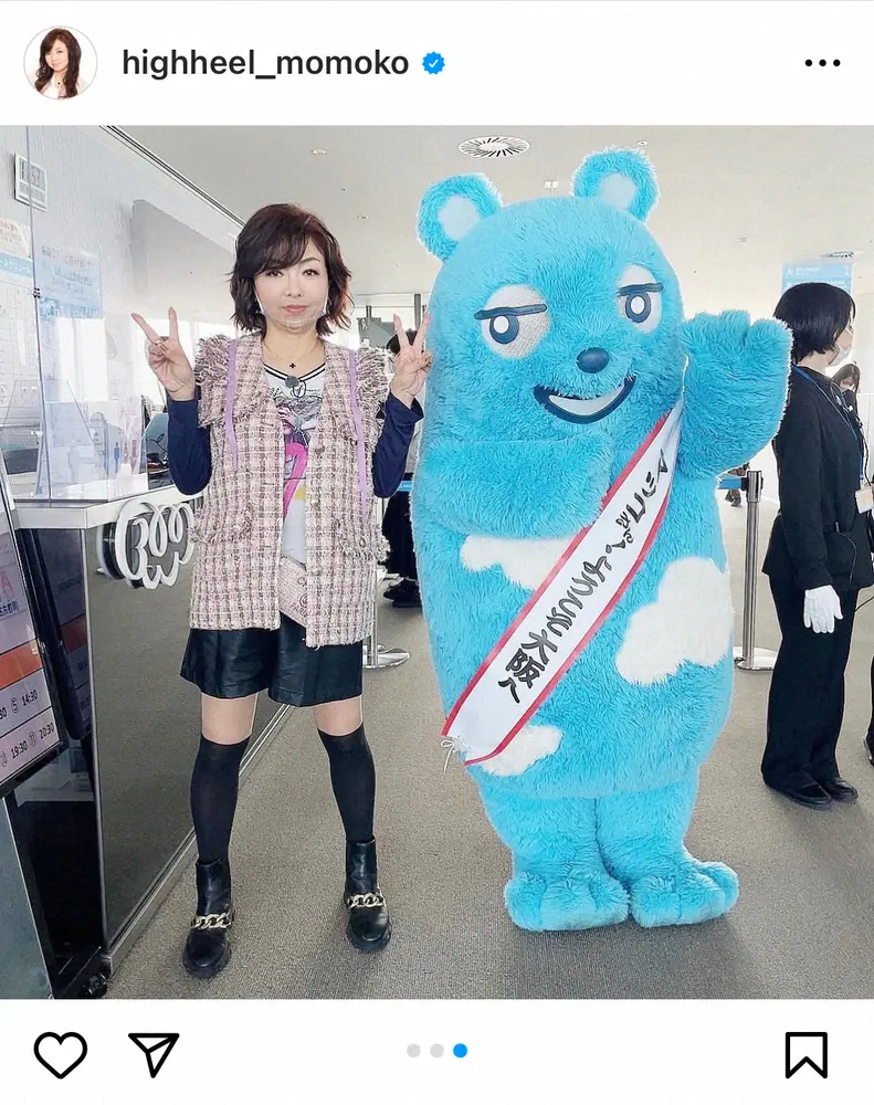 【画像・写真】ハイヒール・モモコ　共演がきっかけで大親友に…「実は大仲良し」マツコとの2ショット披露に反響