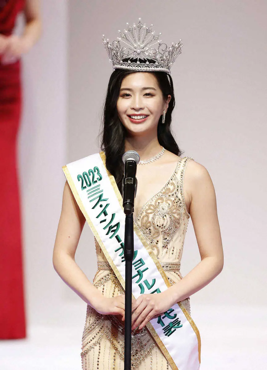 【画像・写真】ミス・インターナショナル日本代表、米山珠央さん世界大会へ「もっと努力していこうと」