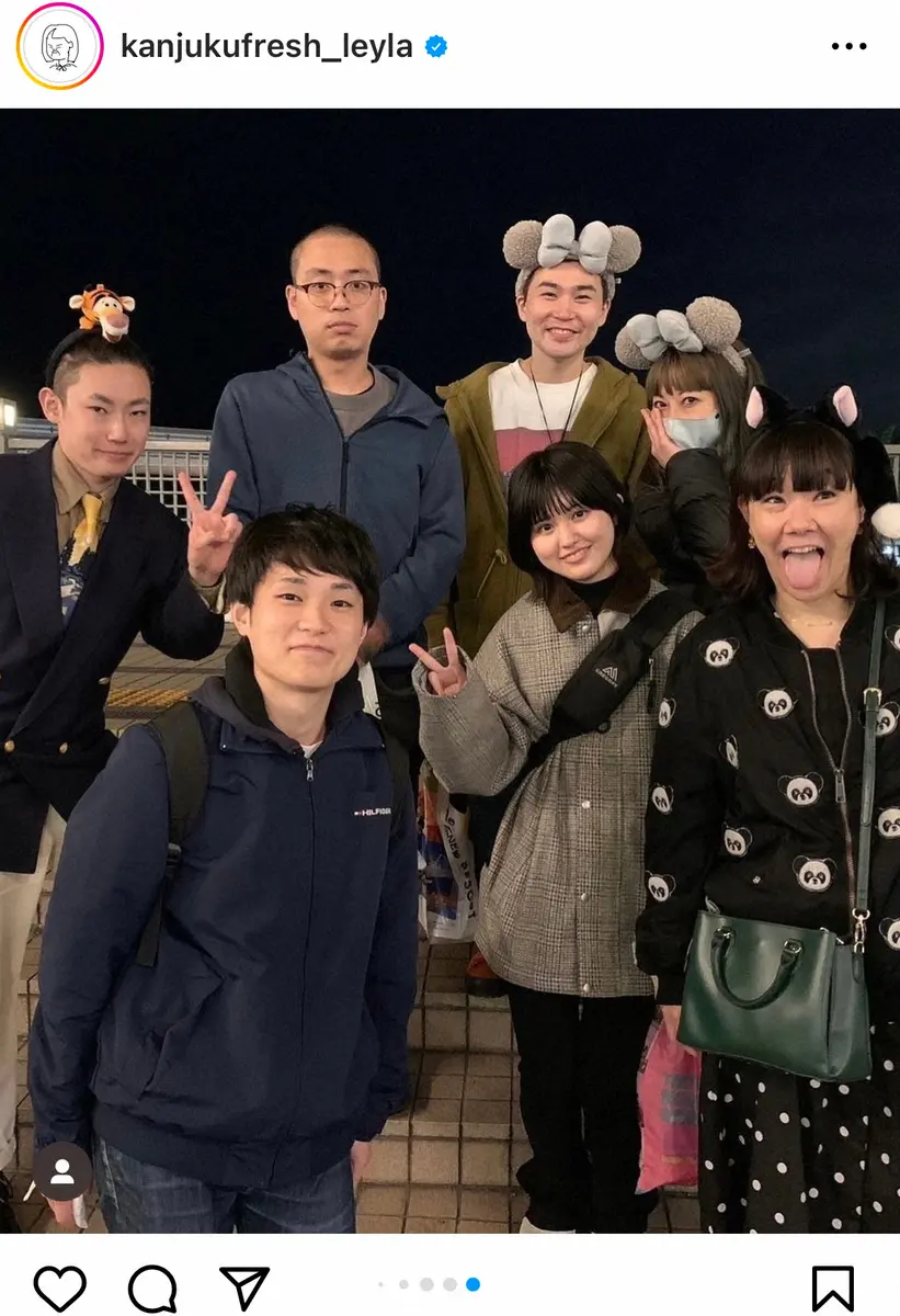 【画像・写真】完熟フレッシュ・池田レイラ　漫才協会メンバーとディズニーランドへ「メンツ渋ぅ！」「かわいい」の声