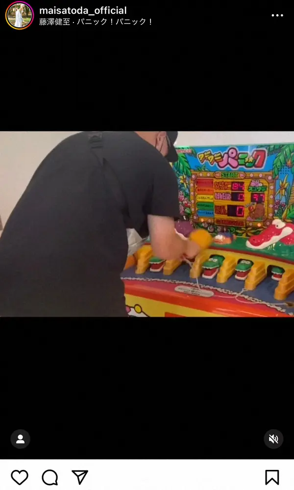 【画像・写真】里田まい　「マー君パニック」な動画が大反響　「無邪気な姿、可愛すぎる」「流石の瞬発力」の声