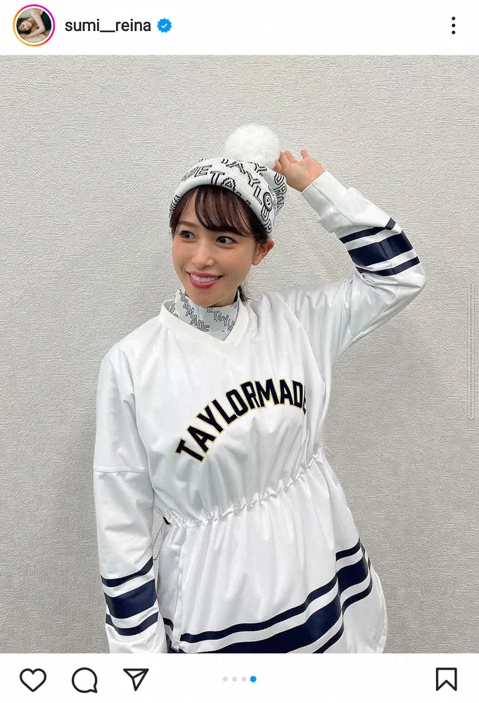 【画像・写真】鷲見玲奈　「ホッケー風」の超ミニスカゴルフウエア姿披露に「足が綺麗すぎ」「猛烈に可愛い」の声