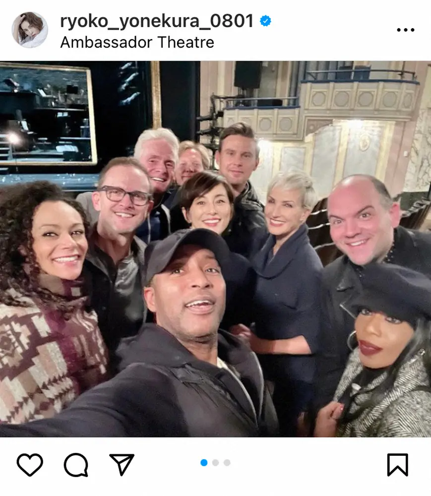 【画像・写真】米倉涼子　「CHICAGO」現地鑑賞で仲間からのサプライズに感激「頑張ってNY行ってよかった」