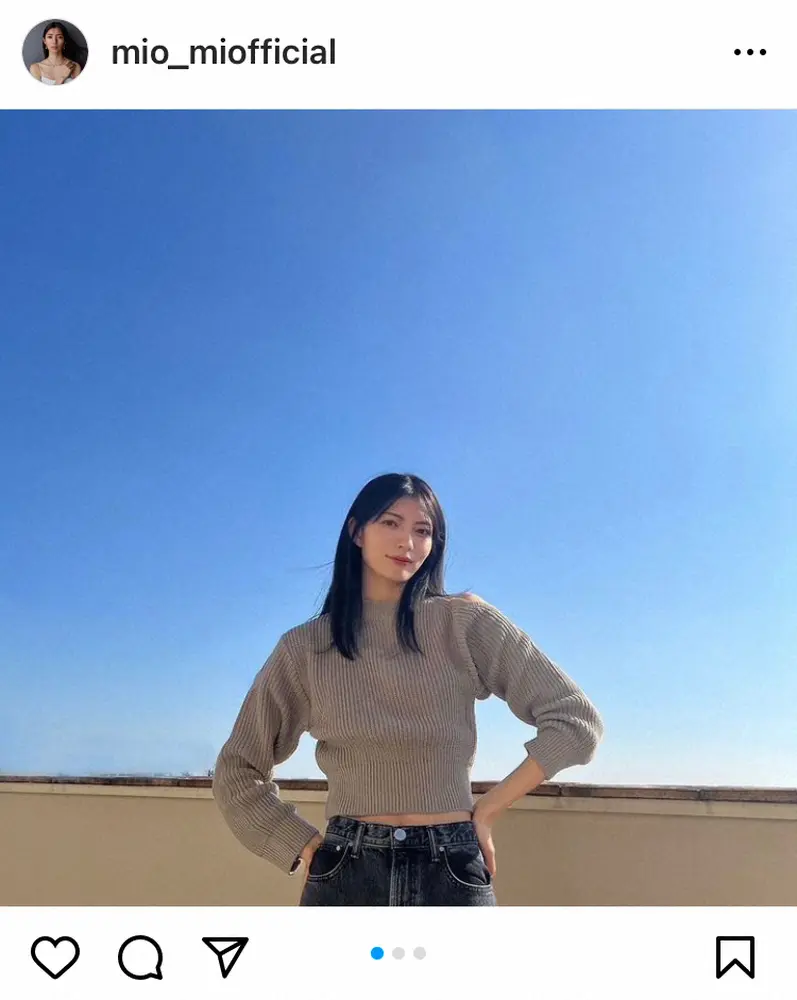 【画像・写真】仲村トオルの長女・美緒　お腹チラ見せショットで24歳誕生日に報告「サザエさんと同い年に…びっくり」