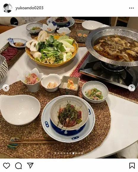 【画像・写真】安藤優子氏　夫の手料理に「やるな！！」と感心　フォロワー「すごすぎ」「素敵な旦那様」