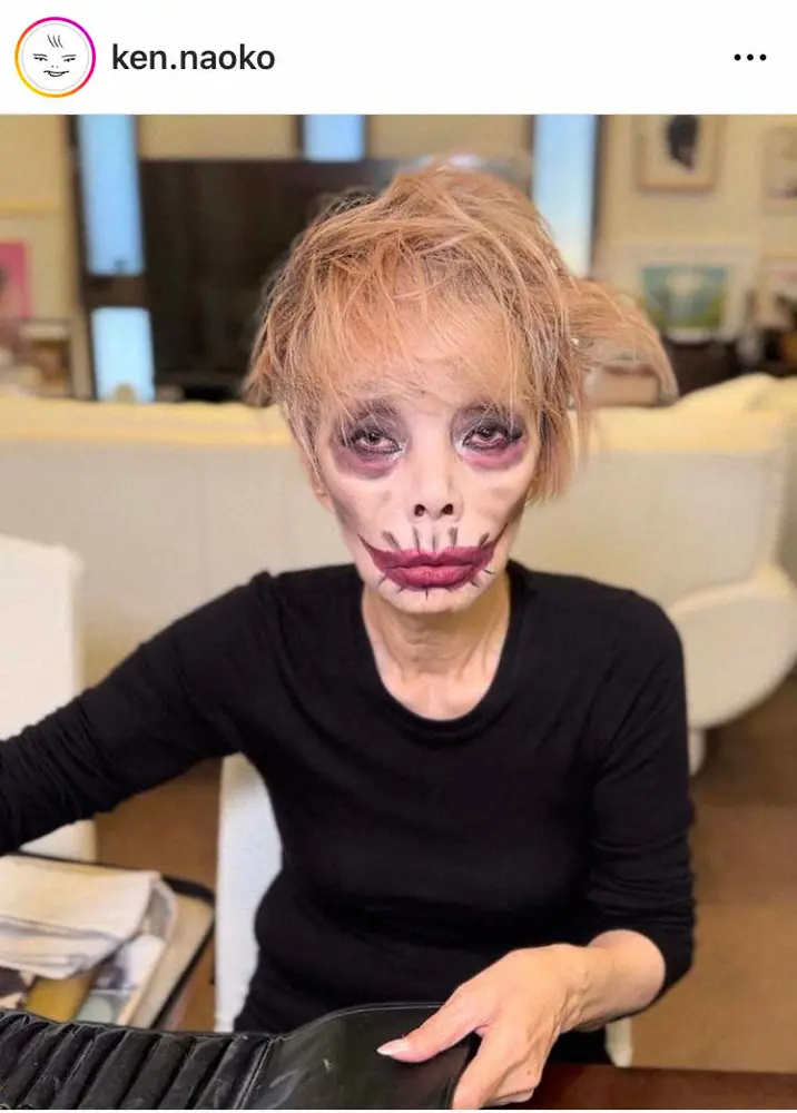 【画像・写真】研ナオコ　いまさら？「遅れたハロウィン」メイク投稿に反響　ファン爆笑「お腹痛い…流石」「最高です」