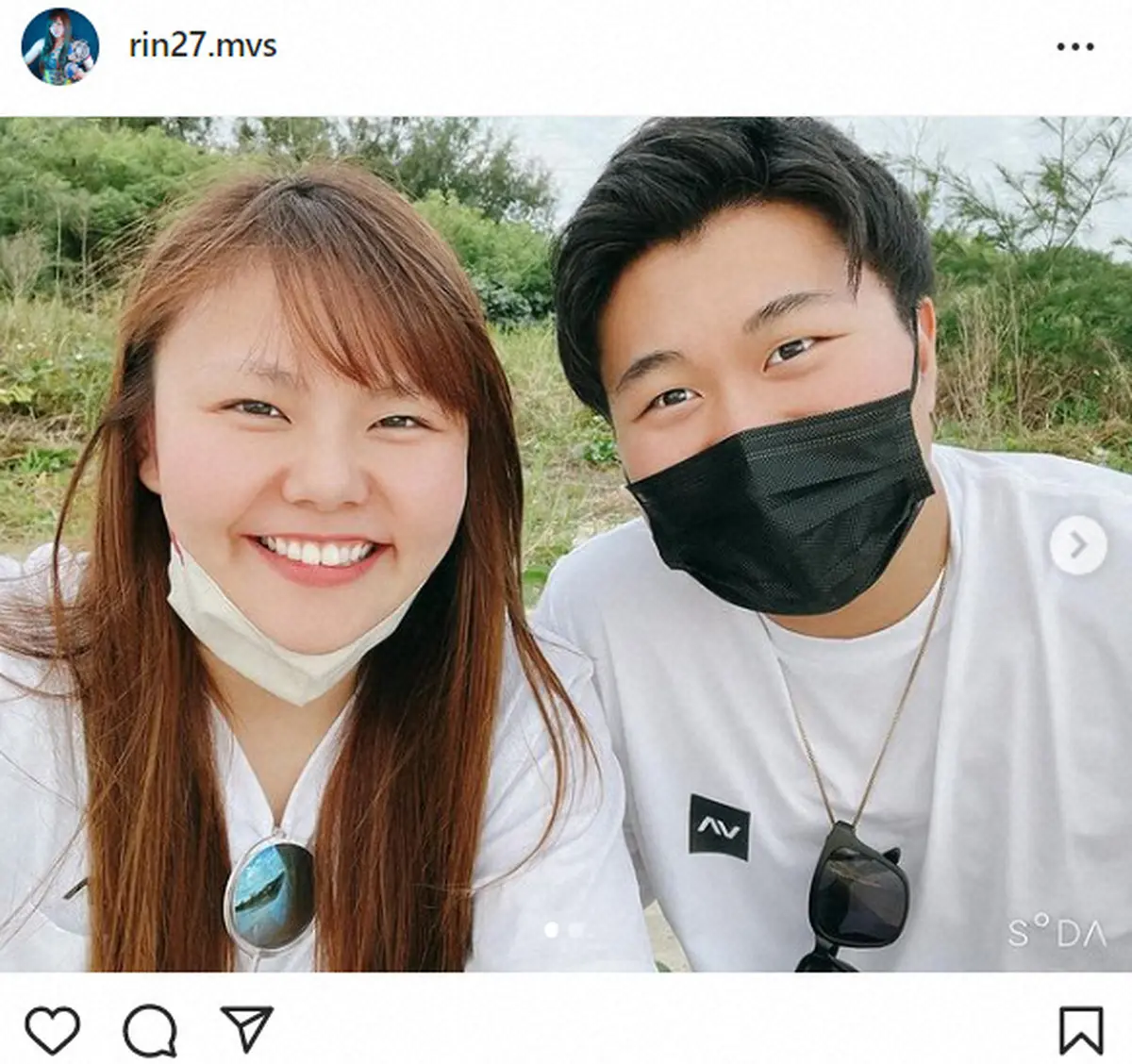 【画像・写真】門倉凛＆佐々木健之介さん夫婦　幸せいっぱいの2ショット公開　北斗晶も「可愛い2人」とコメント