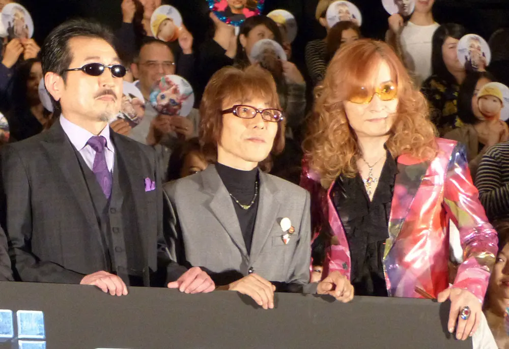 THE　ALFEEの（左から）桜井賢、坂崎幸之助、高見沢俊彦