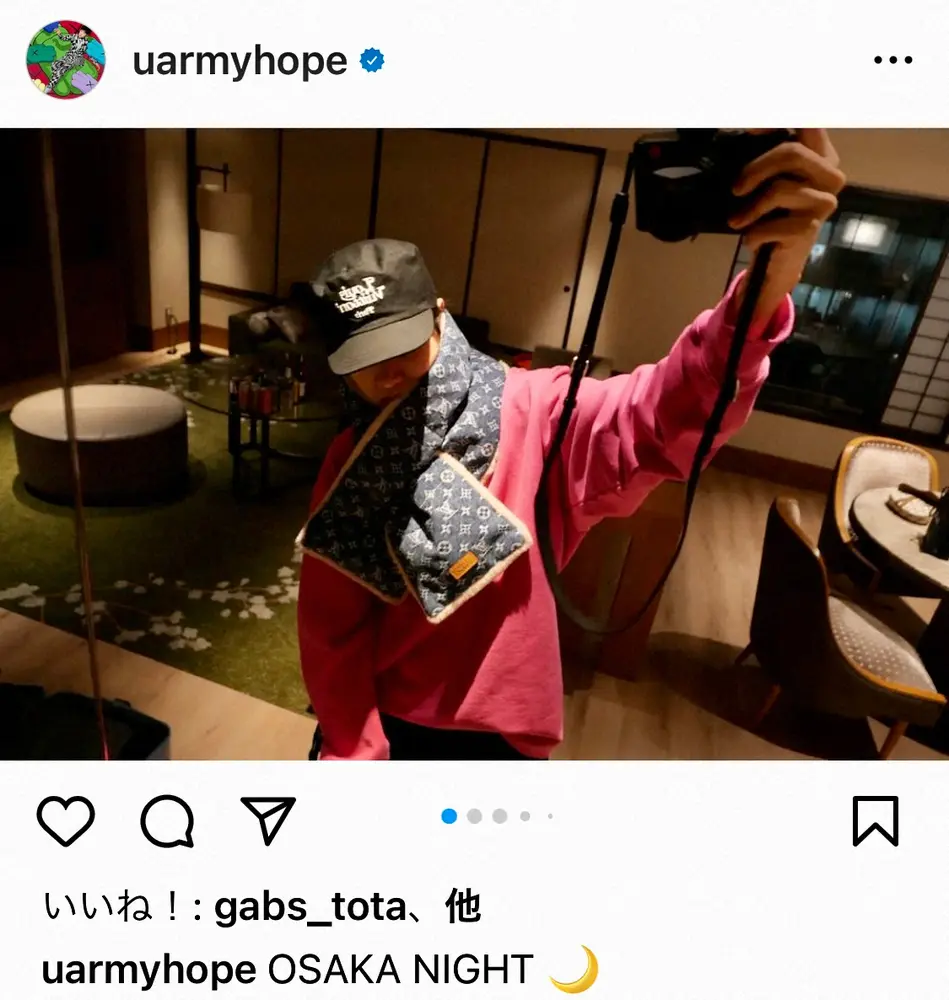 【画像・写真】BTSのJ-HOPE「OSAKA　NIGHT」満喫　かき氷堪能、肉焼く写真にファン興奮「楽しんで」