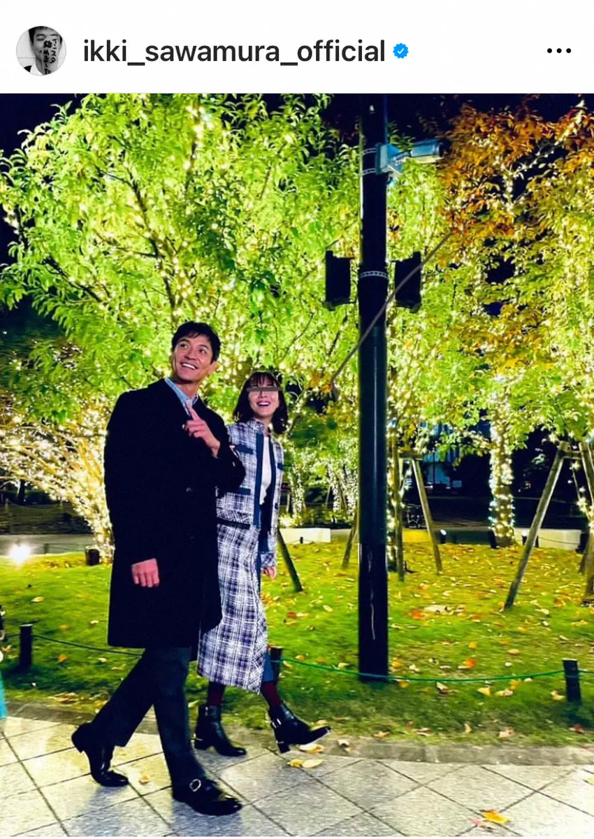 【画像・写真】沢村一樹　“おなじみ”人気女優との密会デート現場写真に反響　本人も「撮られちゃいましたね　笑」