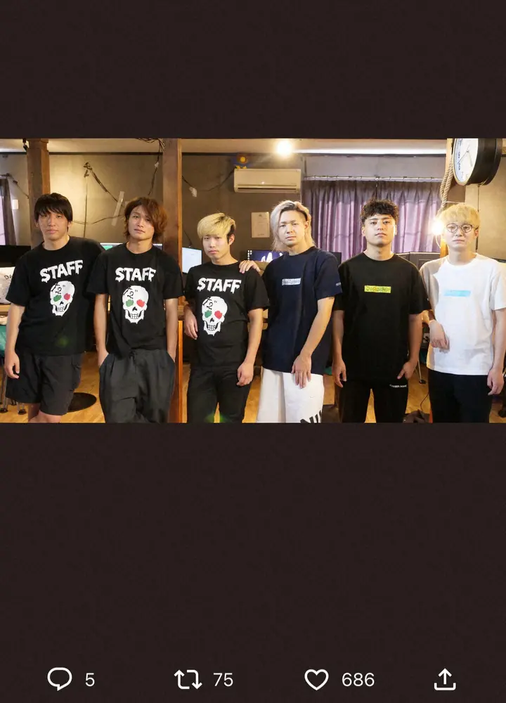 【画像・写真】登録者99万YouTuber、メンバーが“警察に連行”はドッキリ　内容に賛否「さすがに笑えない」