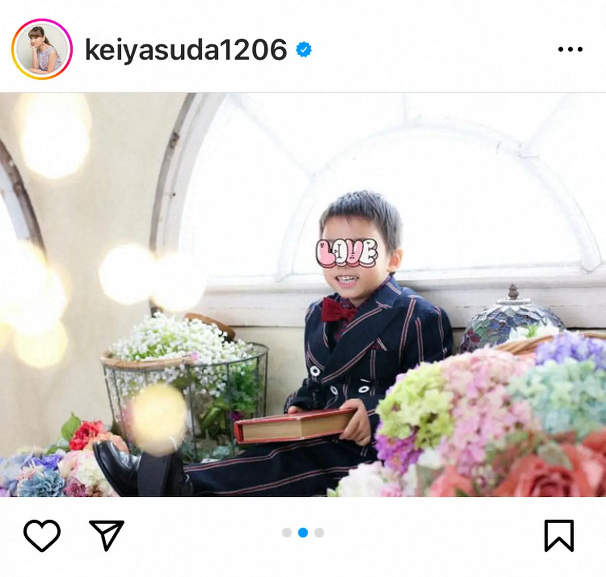 【画像・写真】保田圭　息子の七五三を報告　夫・小崎陽一氏を交えた和装での家族ショット披露で「すごくいい記念に」