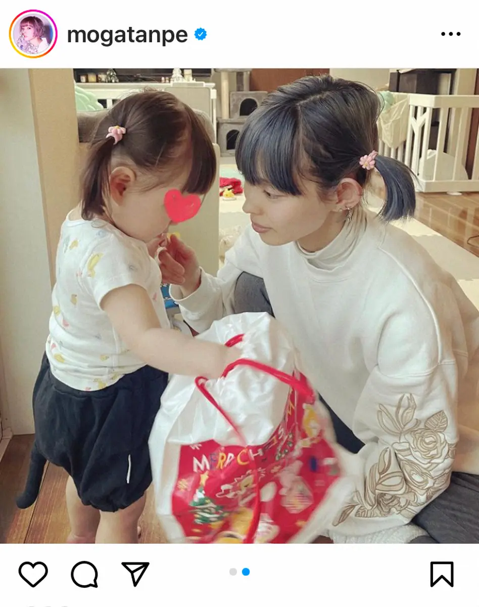【画像・写真】最上もが　1歳7カ月の愛娘との親子ツインテール姿にファン悶絶「天使と天使」「かわいすぎ」「似てる」