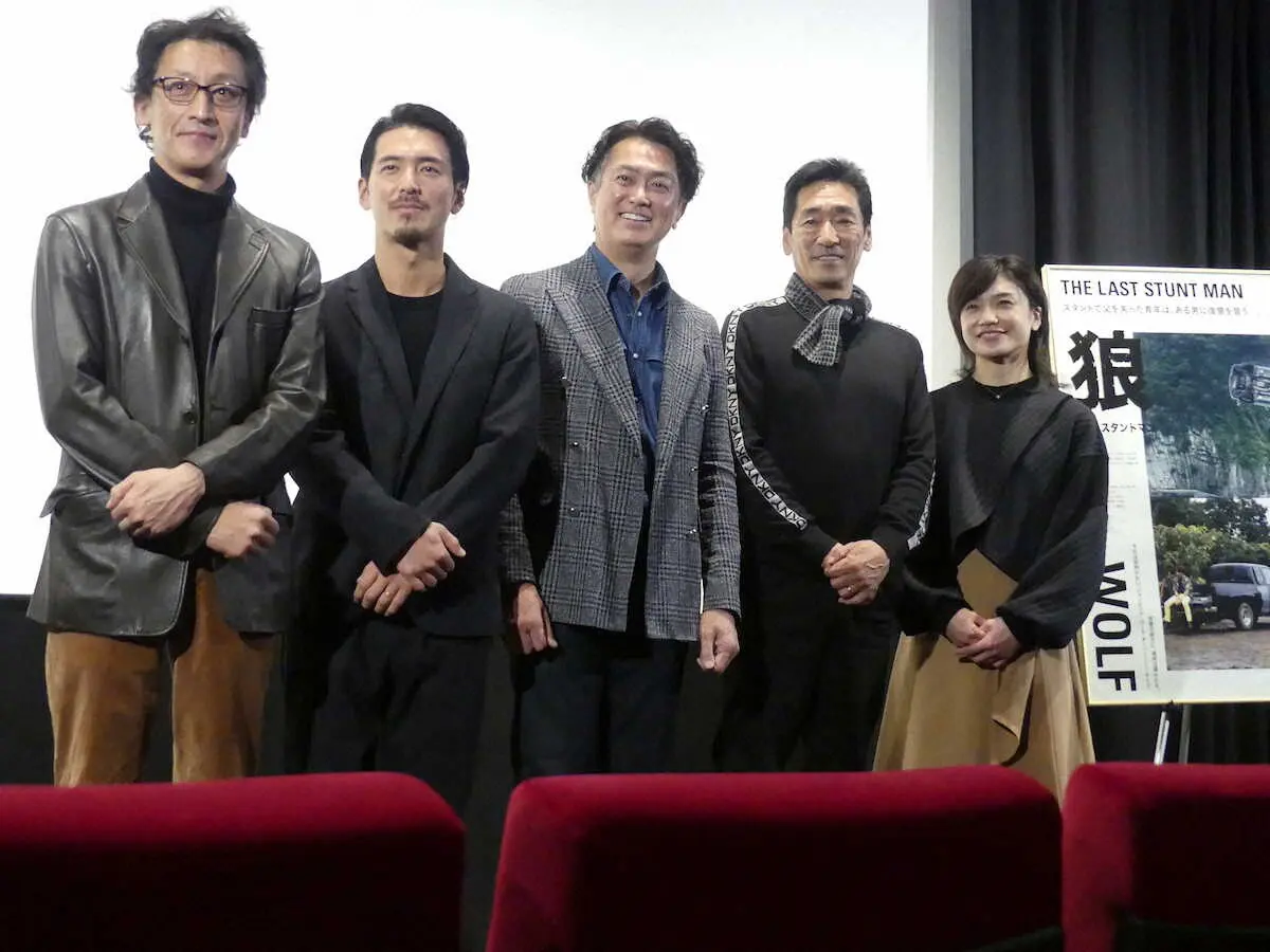 【画像・写真】高橋昌志　“芝居”に初挑戦「機会があればまた」　映画「狼　ラストスタントマン」舞台あいさつ