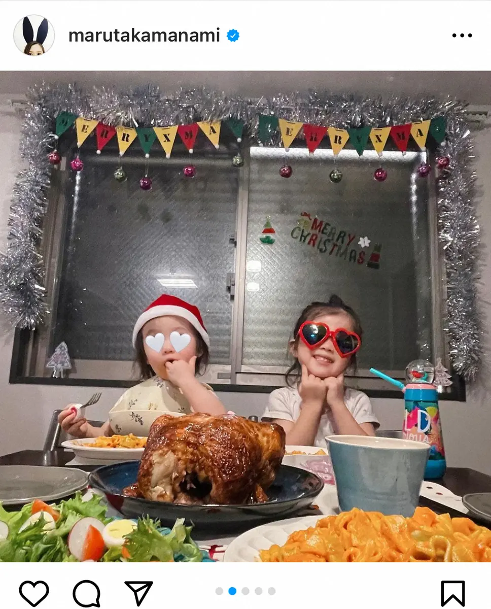 【画像・写真】丸高愛実　元日本代表FW柿谷、娘たちとの家族ショット公開「そっくり」「かわいいが溢れてる」