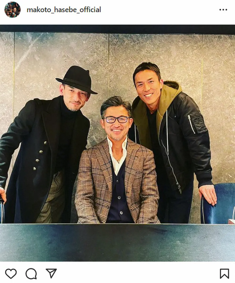 【画像・写真】長谷部誠公式インスタグラム（＠makoto_hasebe_official）から