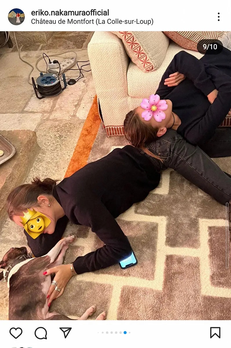 【画像・写真】中村江里子　500年以上前に作られた南仏の別宅で家族とバカンス　仕事は2日、学校は3日にスタート