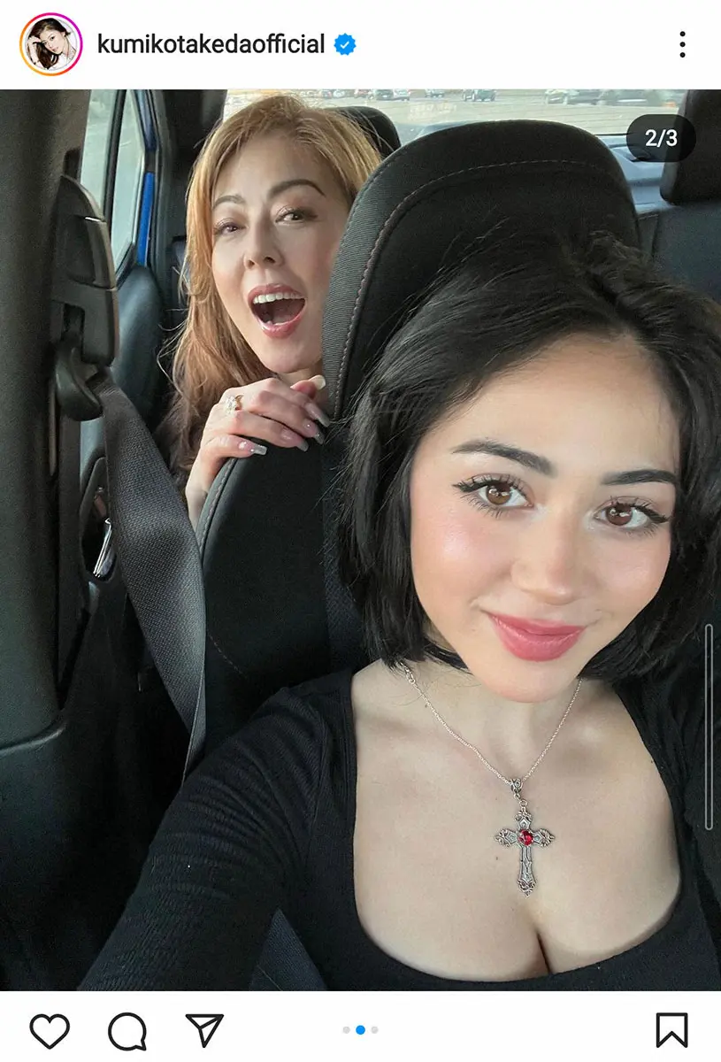 【画像・写真】武田久美子　19歳長女・ソフィアさんのピアスの場所に驚き「虫歯を作らない事を祈るしかないです」