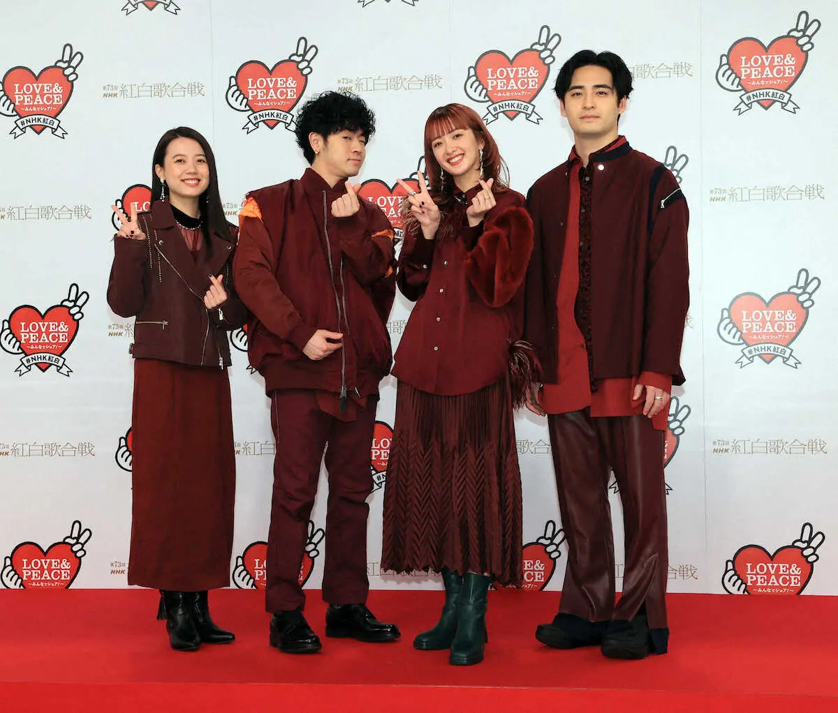 【画像・写真】【紅白リハ】緑黄色社会、初紅白は4人の合作「Mela！」で　「その曲で新しい景色…うれしい」