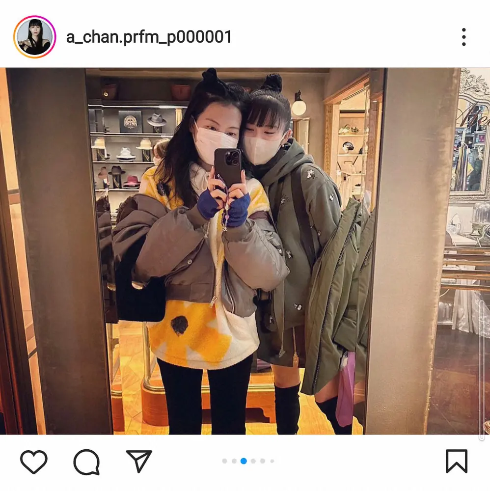 【画像・写真】Perfumeあ～ちゃん　KARAジヨン、スンヨン、ヨンジとショッピング　4ショットに「エモすぎる」