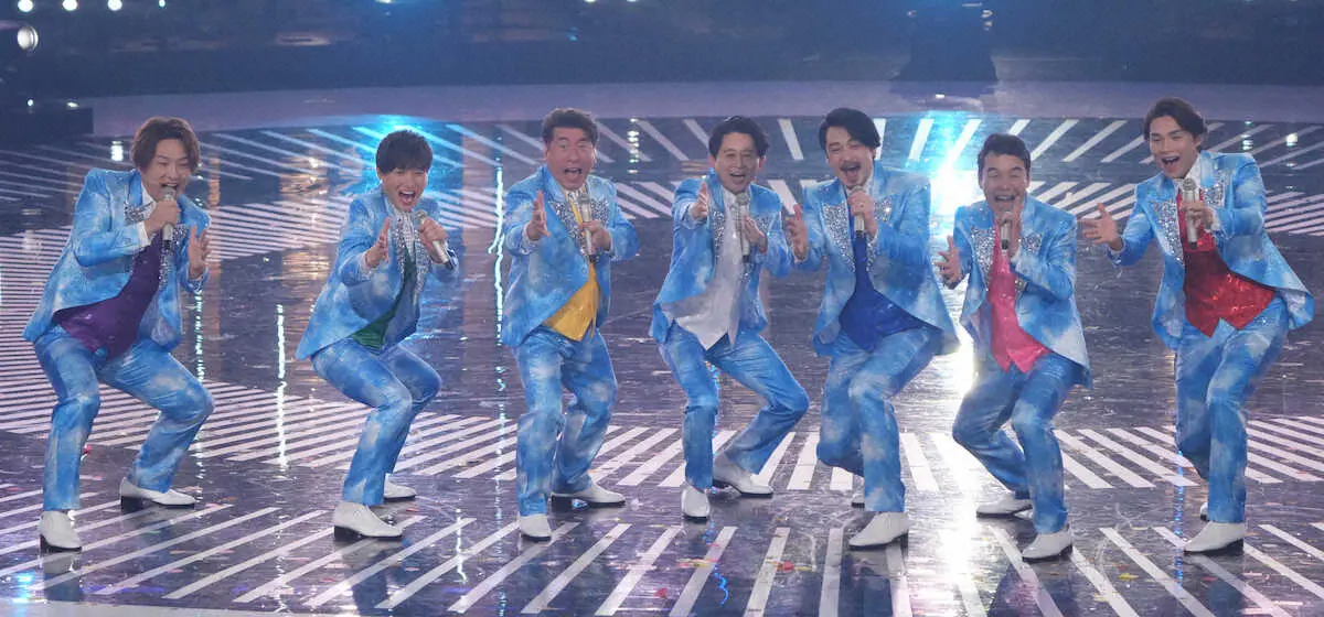 【画像・写真】純烈　ダチョウ倶楽部、有吉弘行と共演　グループ卒業の小田井涼平も「ヤー！」