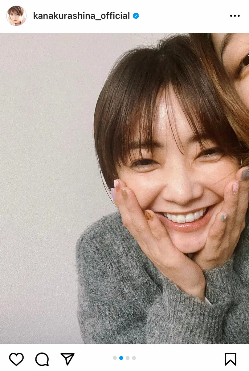 【画像・写真】倉科カナ　独創的な？ネイル公開　塗ってくれた“天才”の正体に「仲いいんですね」「幸せなお正月」の声