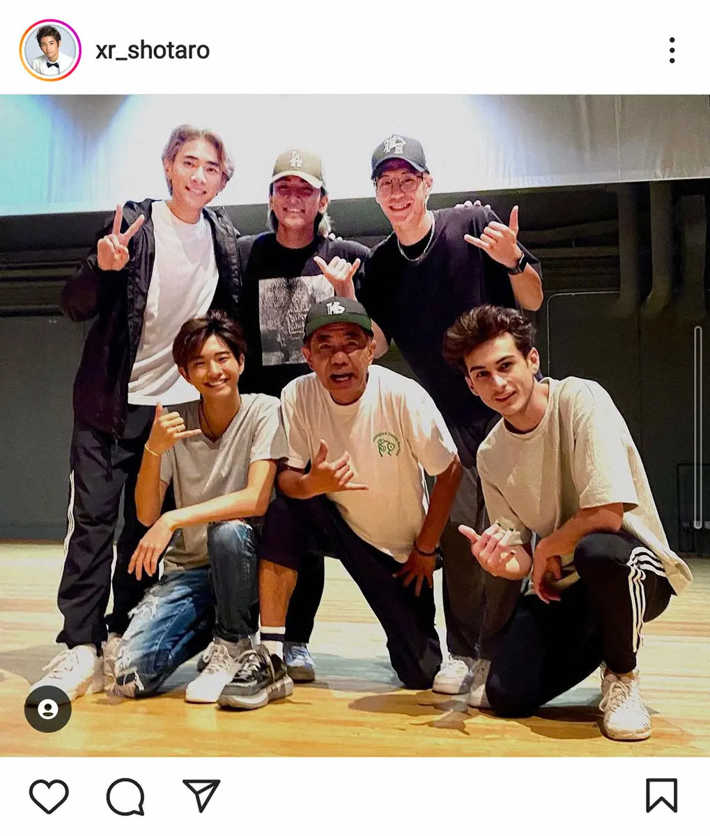 【画像・写真】木梨憲武　元TOKIO山口達也さんの長男Shotaroと再会　自身の楽曲のバックダンサーも“依頼”