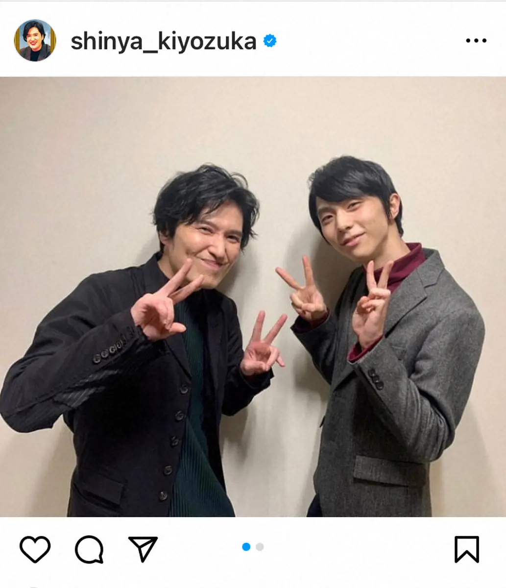 【画像・写真】清塚信也氏　「ついに、ゆづちゃんが」羽生結弦さんとの番組共演でのオフショット公開で「神回確定」の声