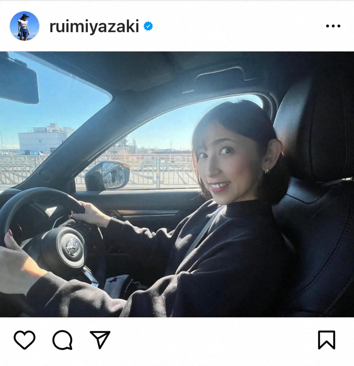 【画像・写真】宮崎瑠依　「ガラッとイメチェン」した“新しい相棒”の納車を報告「かっこいい！とても気に入っています」