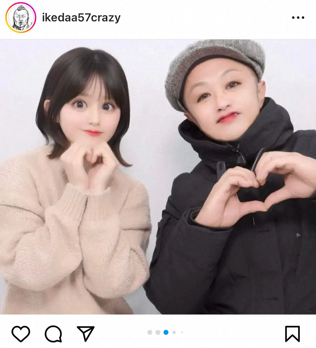 【画像・写真】完熟フレッシュ　レイラ＆57CRAZY親子でプリクラ公開　仲良くハートに「2人ともかわいい」の声