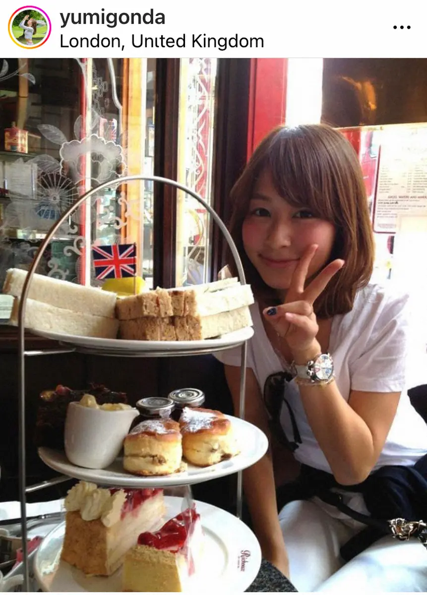 【画像・写真】権田の妻、裕美さん　約10年ぶりロンドン旅行満喫ショット＆ロンド五輪時の姿披露「懐かしさでいっぱい」