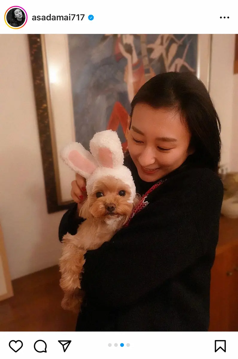 【画像・写真】浅田舞　可愛すぎる“末っ子”に癒やされた正月休み「穏やかな気分から抜け出せずの私」