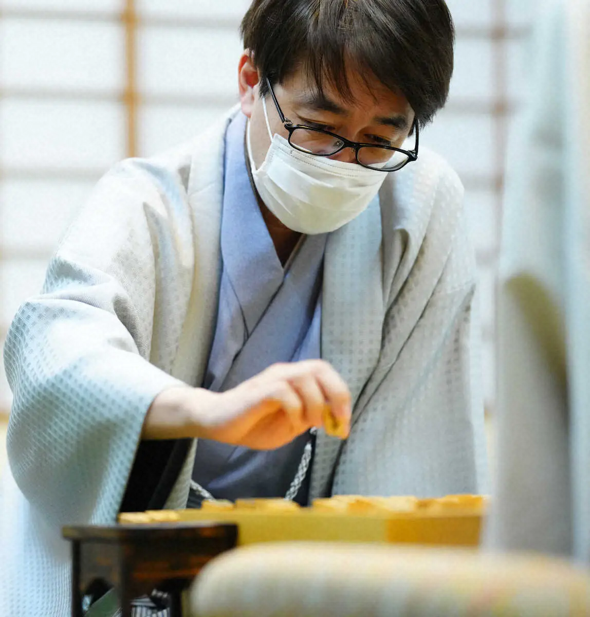 【画像・写真】羽生九段、100局目飾れず「細かい変化を…」　拮抗状態から一転　攻め込むも誤算…掛川4戦全敗