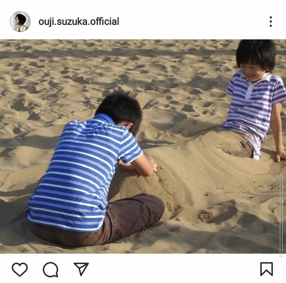 【画像・写真】「silent」で話題の鈴鹿央士　「23歳になりました」幼少期ショットに「微笑ましい写真」「可愛い」