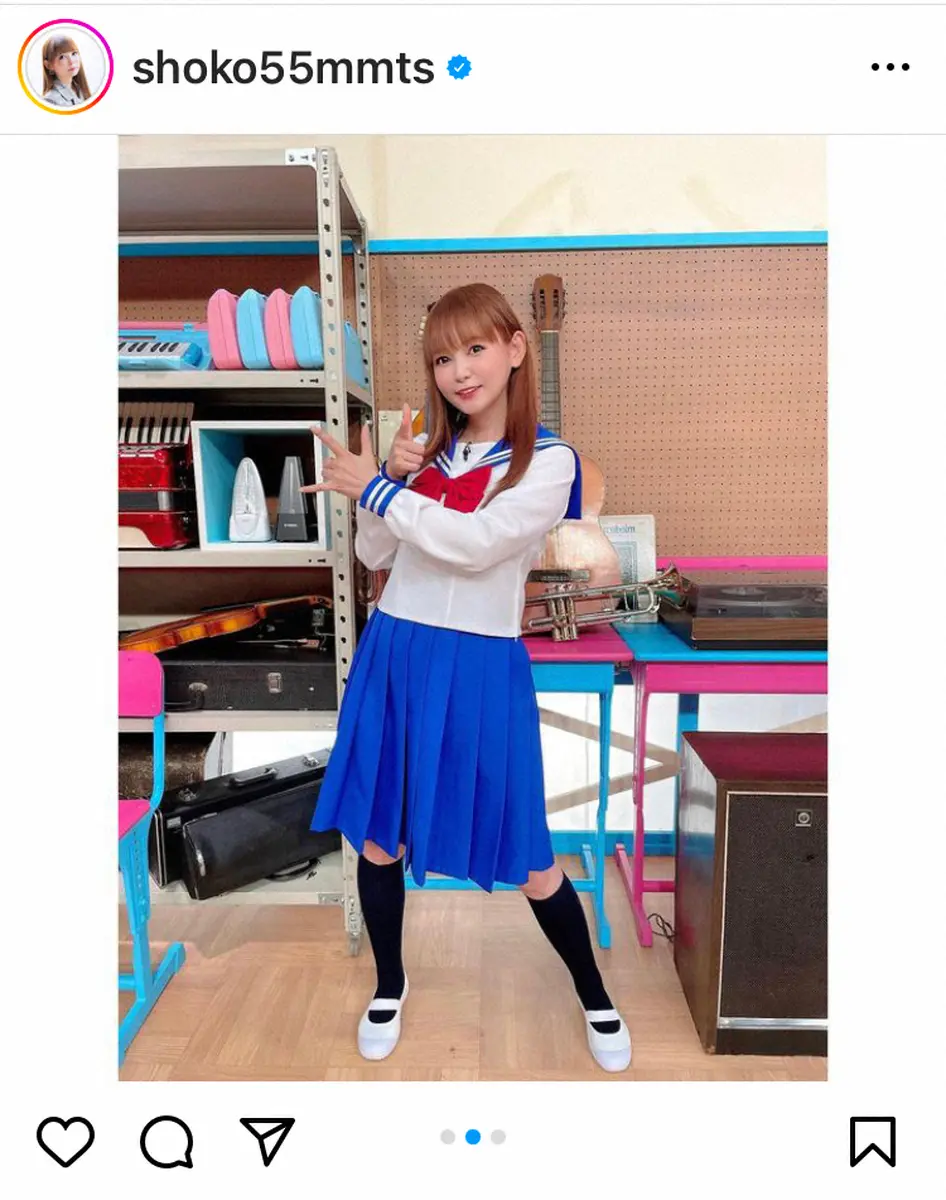 【画像・写真】中川翔子　“リアルセーラムーン”なセーラー服姿披露に「違和感ないのがスゴイ」「かわいすぎる」