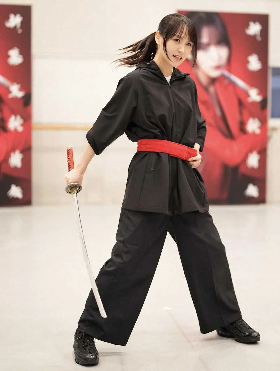 【画像・写真】菅井友香　殺陣に初挑戦「全身全霊、命を懸けて演じる」華麗な刀さばきも披露