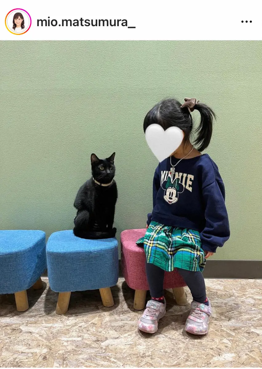 【画像・写真】フジ松村未央アナ　「8歳になったら…」4歳・愛娘が3歳から毎日していることにフォロワーほっこり