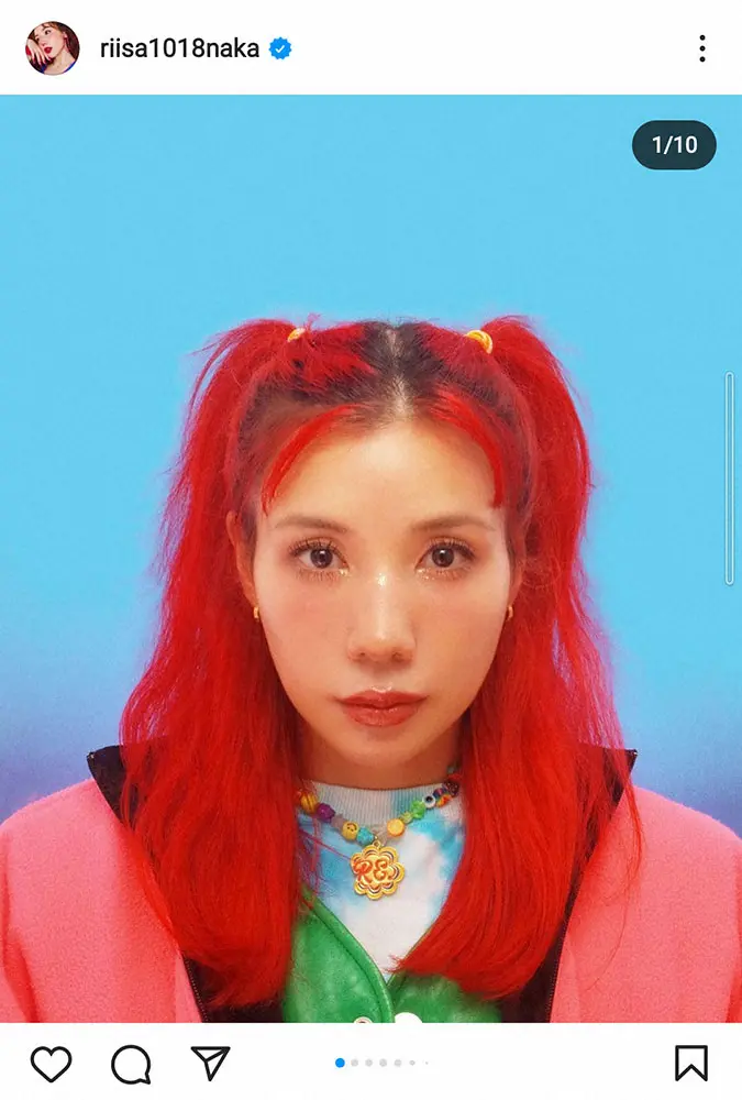 【画像・写真】仲里依紗の“赤髪ショット”が「ご利益ある」と大バズリ!抽選会で1等当選&予算達成できた報告も