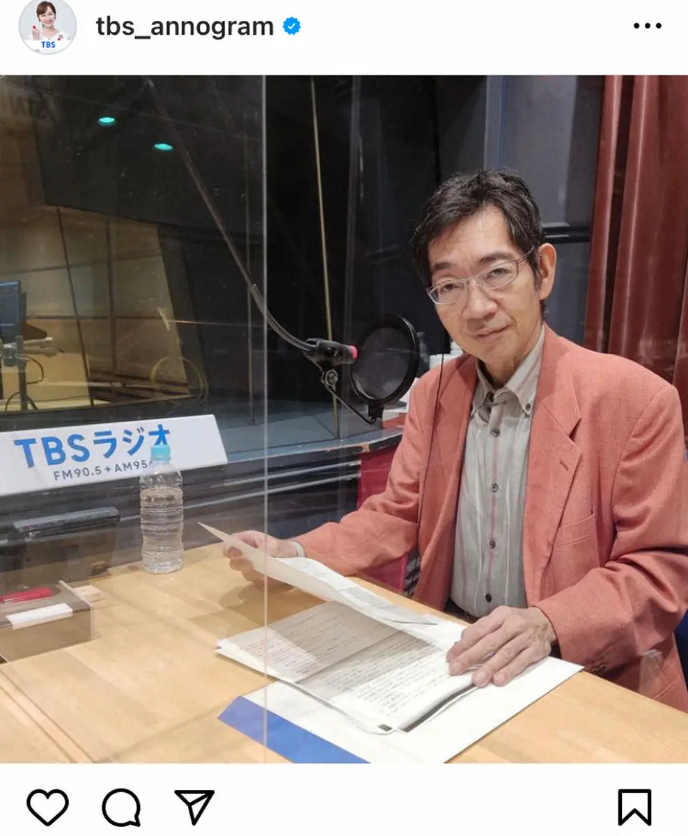 【画像・写真】「七色の声を持つ」向井政生さん　がん手術後もTBS公式インスタに登場、ラジオドラマにも挑戦