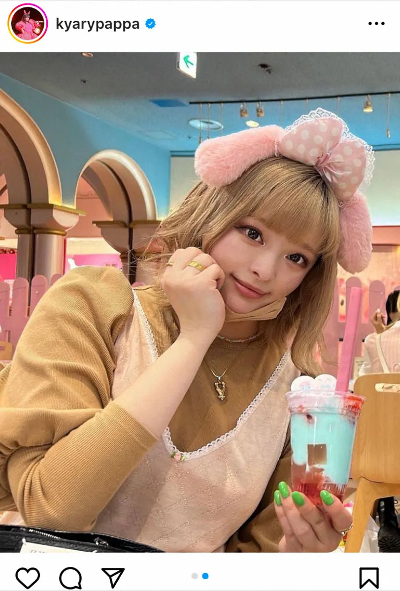 【画像・写真】きゃりーぱみゅぱみゅ「マイメロだよ～」なりきりショットに反響「即スクショ！」「kawaiiがギュッ」