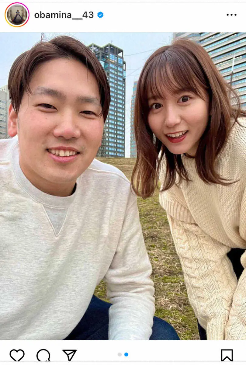 【画像・写真】ソフトバンク・石川と元SKE48・大場美奈が結婚発表「笑顔の絶えない幸せな家庭を築いていきます」