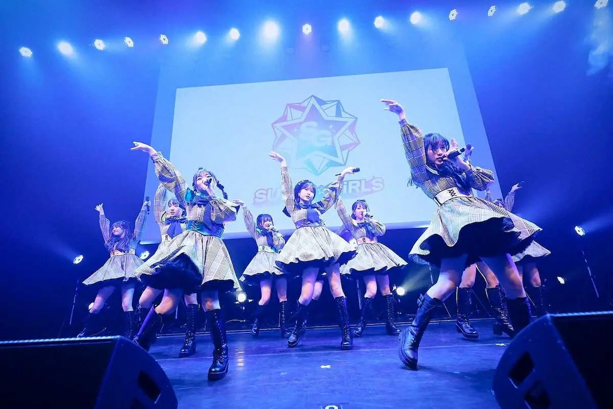 【画像・写真】「SUPER☆GiRLS」12周年記念ライブで6期生お披露目　13歳羽渕花恋「夢を与えるアイドルに」